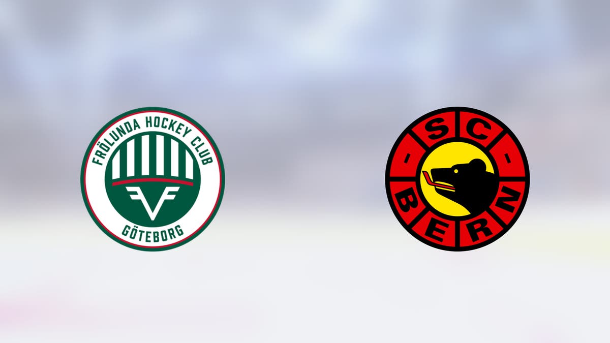 Dags för Frölunda att ta sig an Bern på hemmaplan