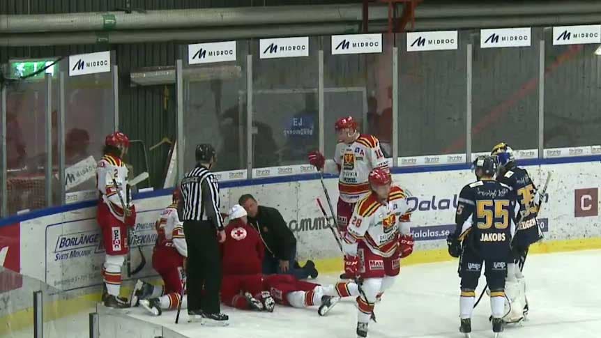 (1349) Hugo Borg Skövde skadad