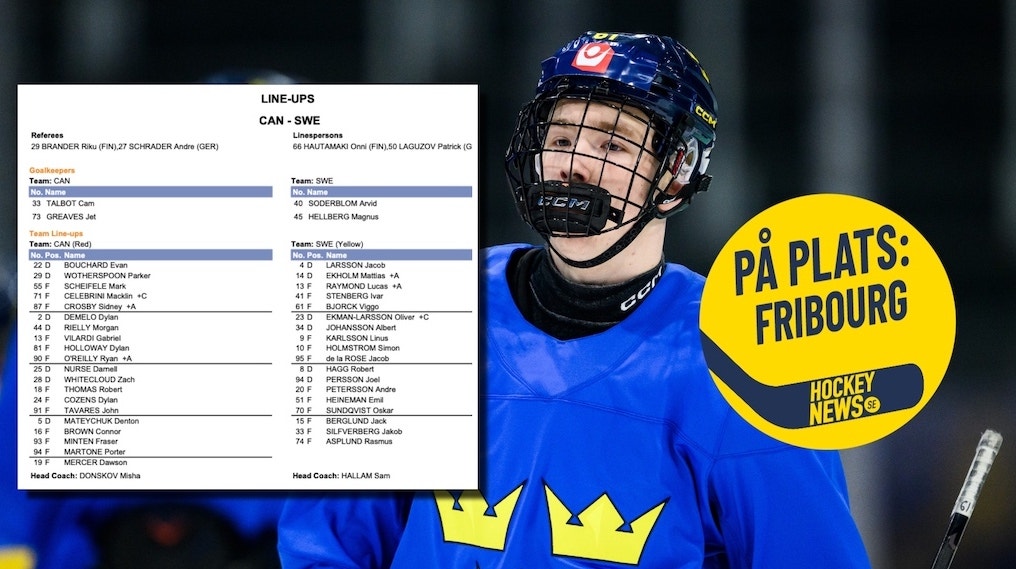 Tre Kronor VM-premiär Kanada