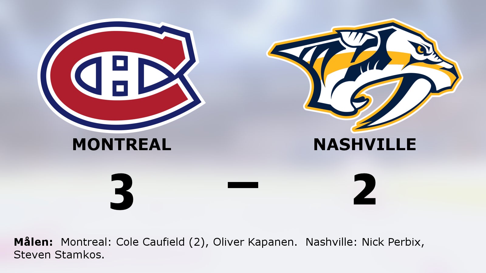 Matchhjälten Cole Caufield kvitterade – och avgjorde för Montreal