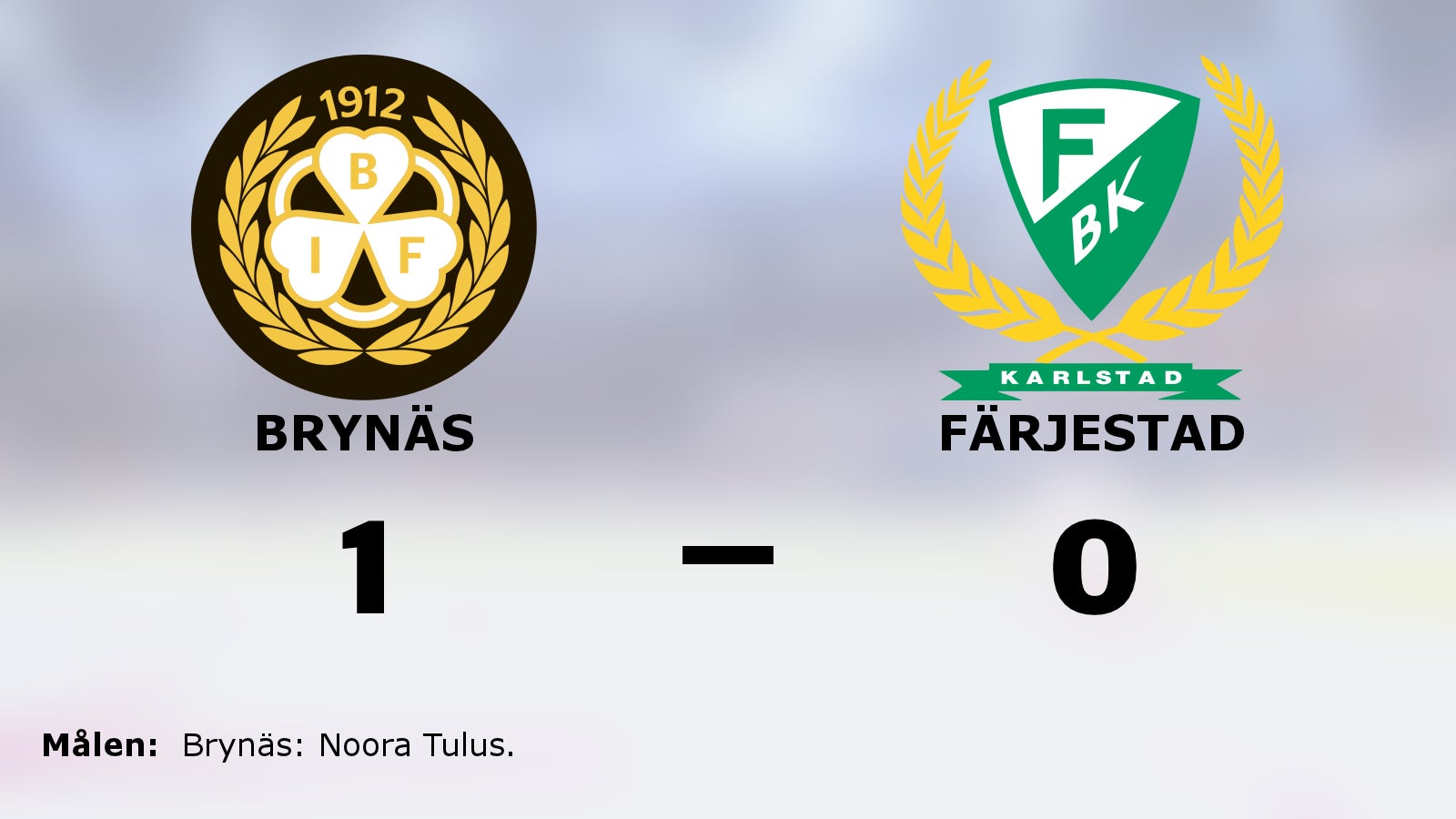 Brynäs vann mot Färjestad efter mål av Noora Tulus