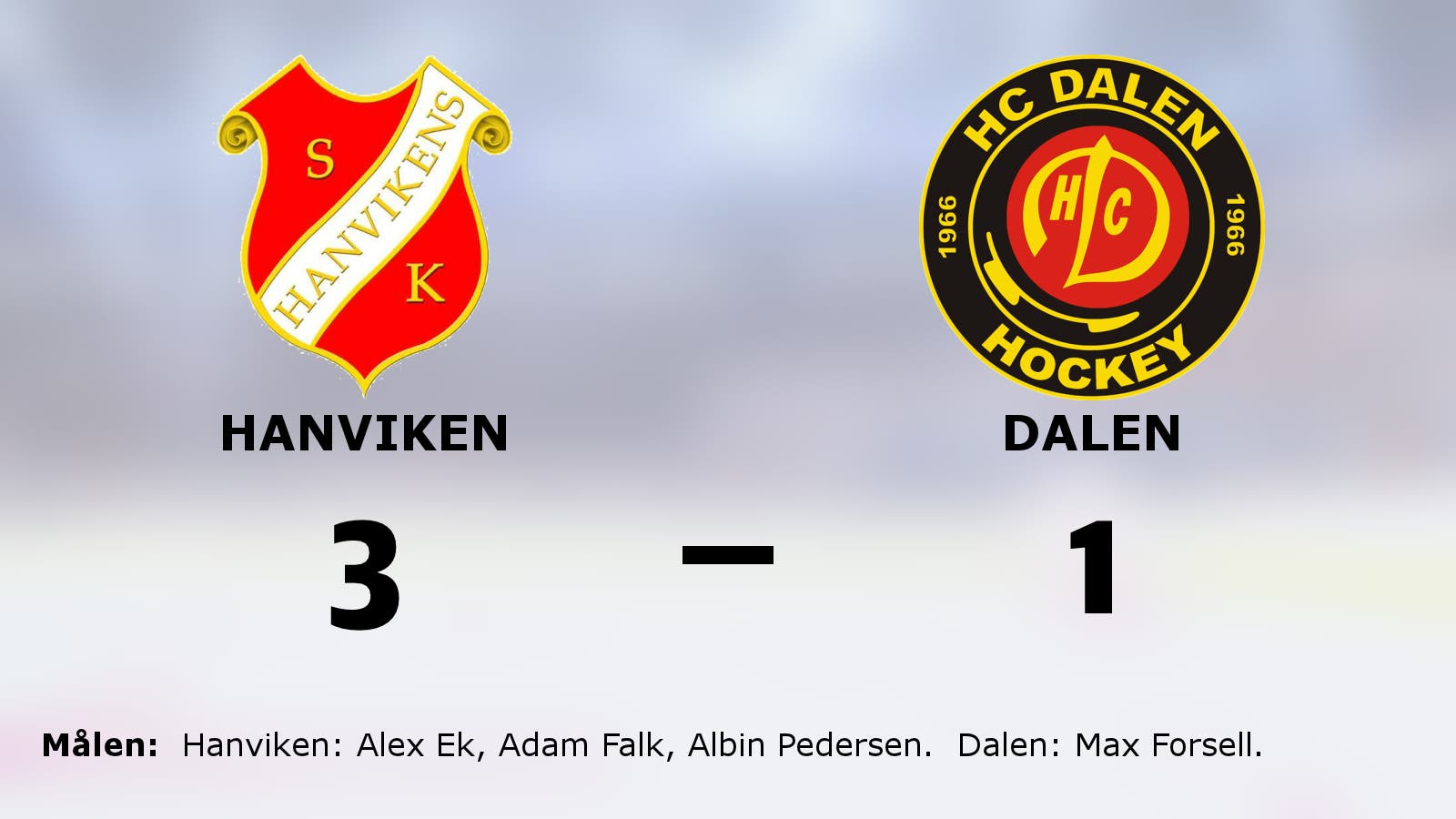 Hanviken vände och vann mot Dalen