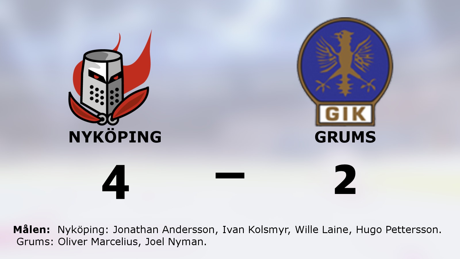 Seger för Nyköping – steg åt rätt håll mot Grums