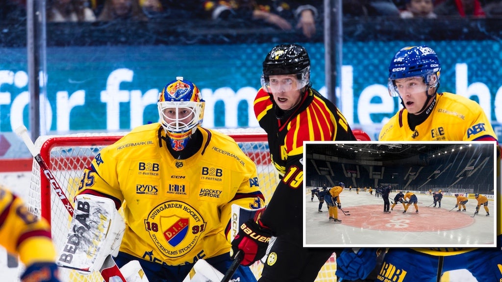 Brynäs-Djurgården träning Hovet