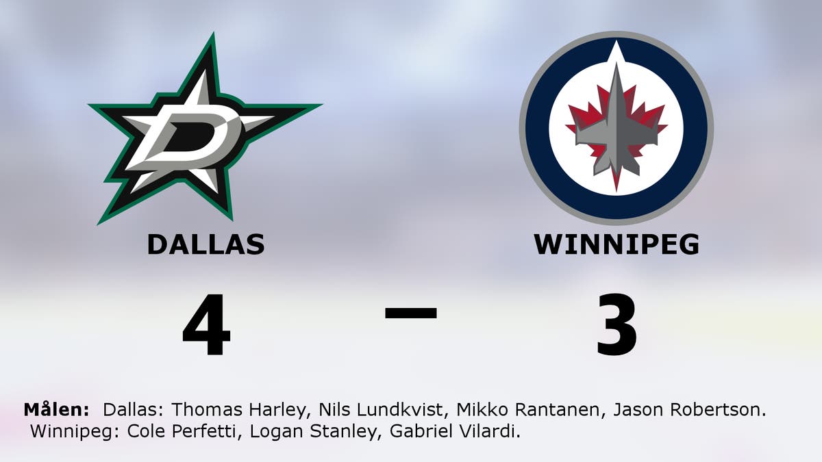 Dallas segerrad mot Winnipeg intakt