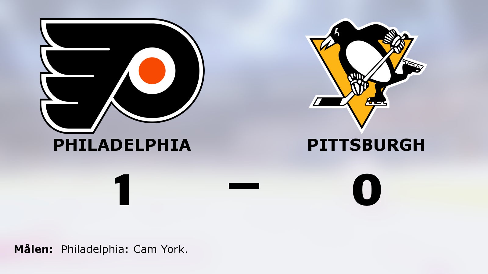 Philadelphia klart för kvartsfinal – slog Pittsburgh i avgörande matchen efter rysare