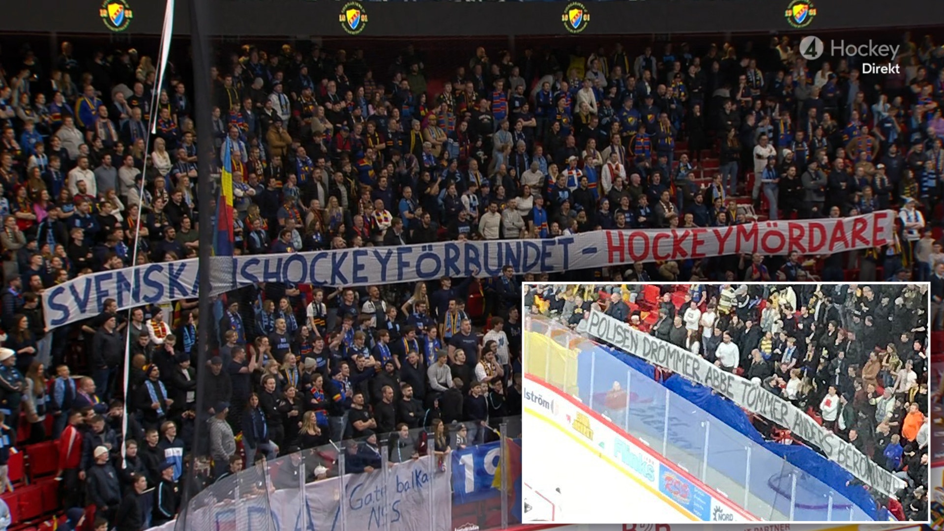 Hockeynews/Skärmdump TV4 (montage)
