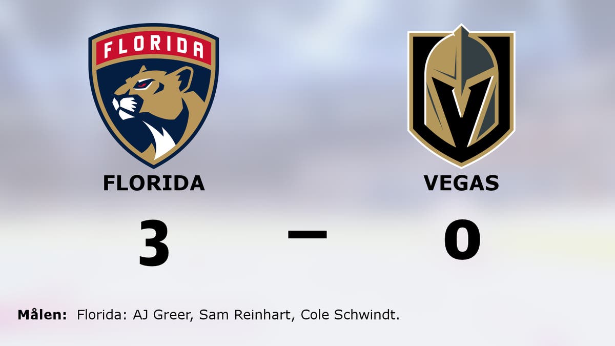 Florida starkare än Vegas – höll nollan och vann