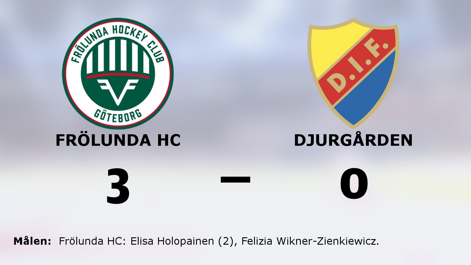 Ny seger för Frölunda HC mot favoritmotståndet