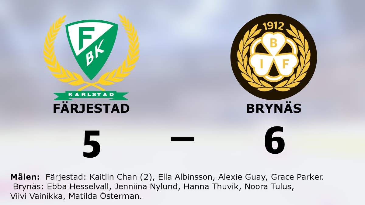 Seger i förlängningen för Brynäs mot Färjestad