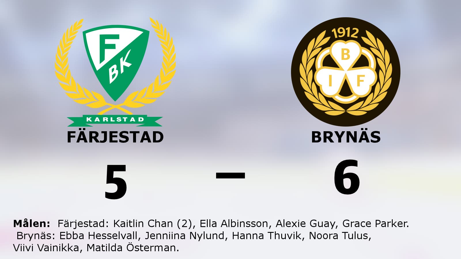 Seger i förlängningen för Brynäs mot Färjestad