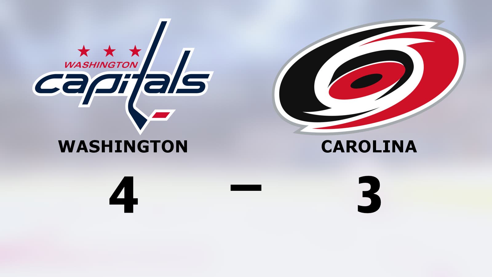 Washington vann efter förlängning mot Carolina