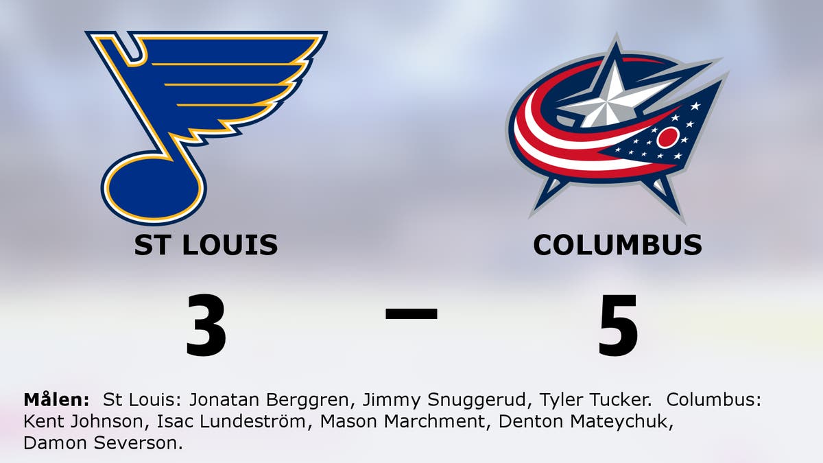 Columbus starka svit mot St Louis fortsätter