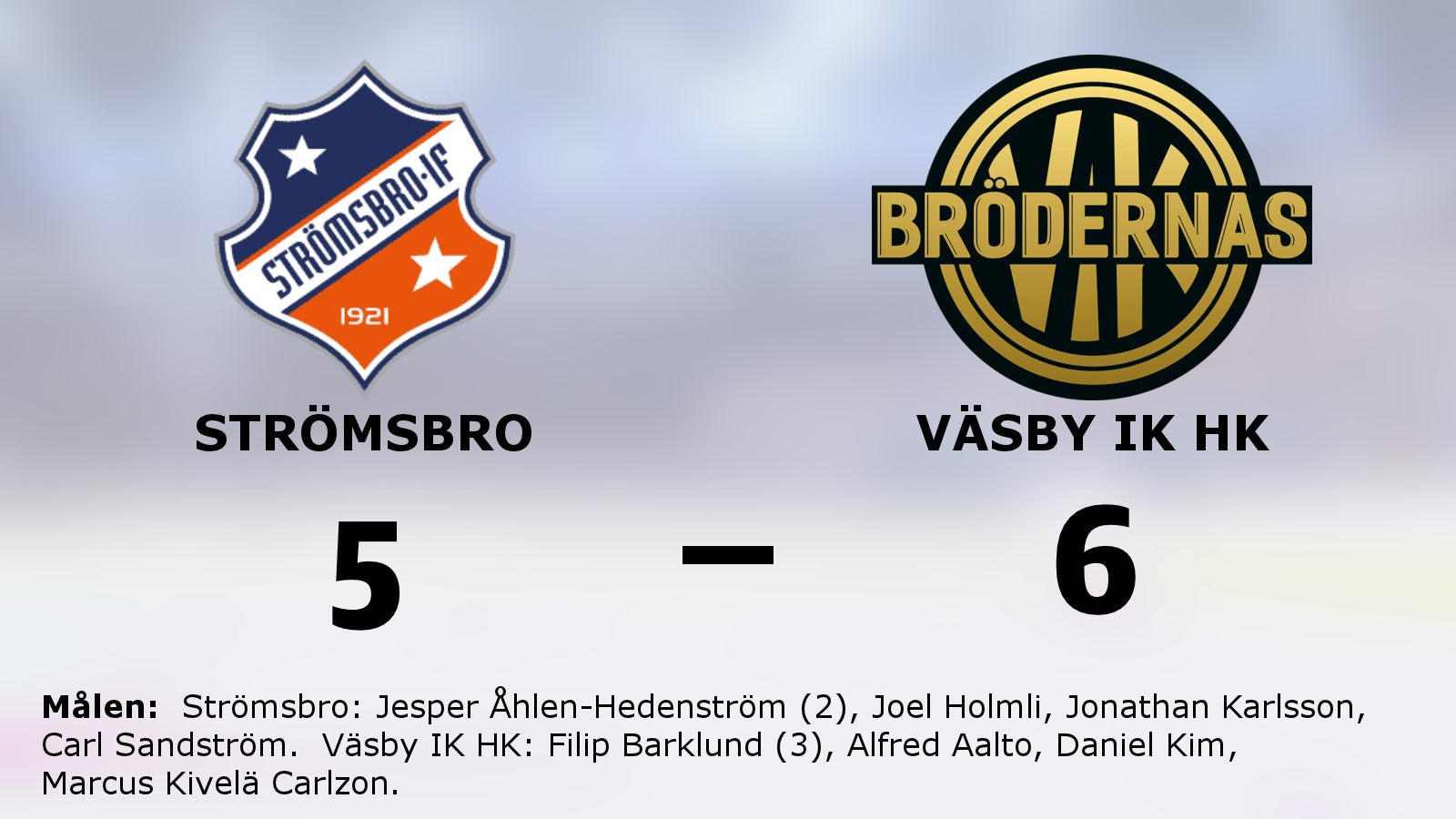 Väsby IK HK låg under med 1–5 – vände och vann
