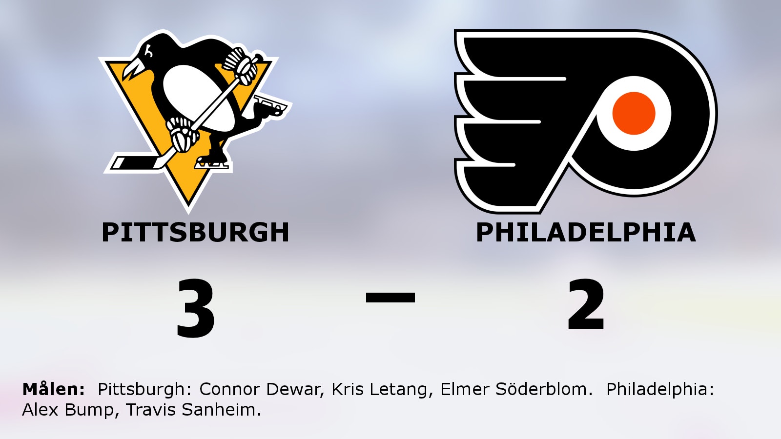 Pittsburgh reducerar serien mot Philadelphia