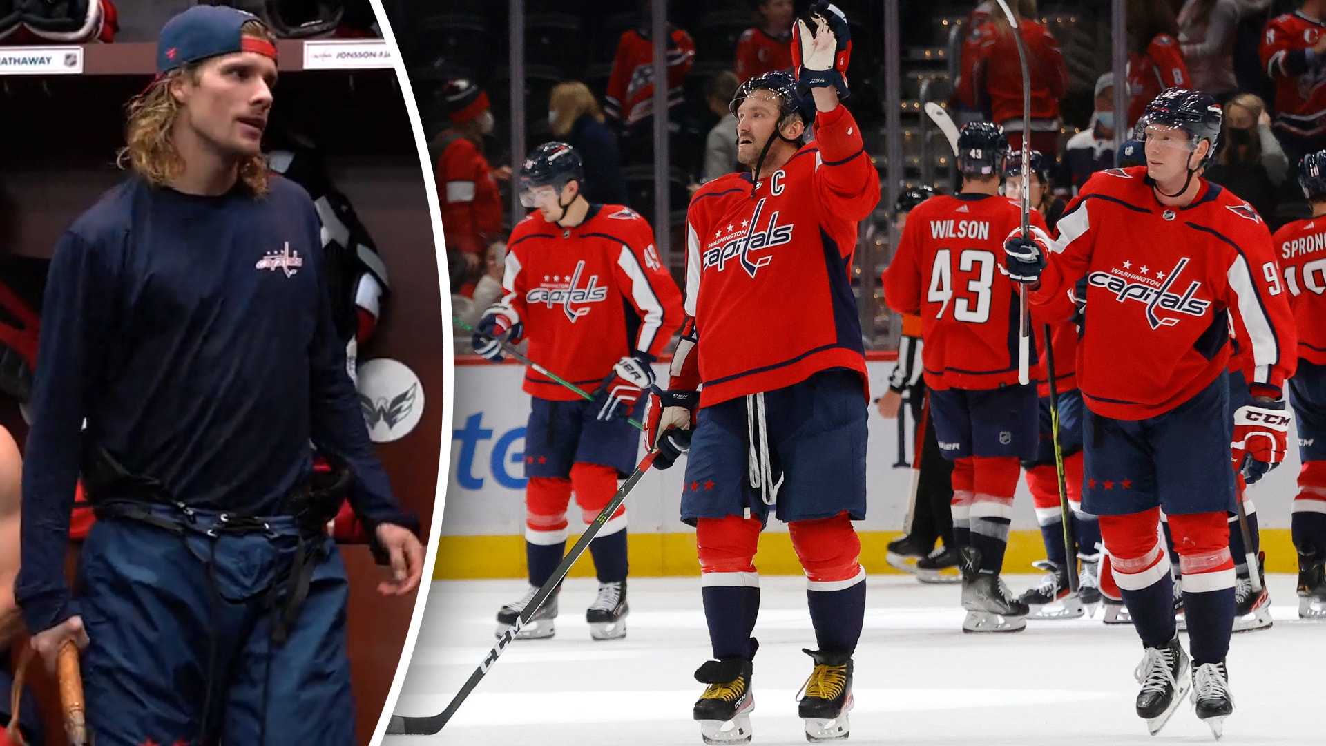Skärmdump Washington Capitals/Bildbyrån (montage)
