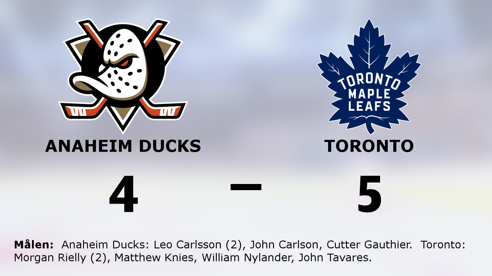 Ny seger för Toronto mot drömmotståndet