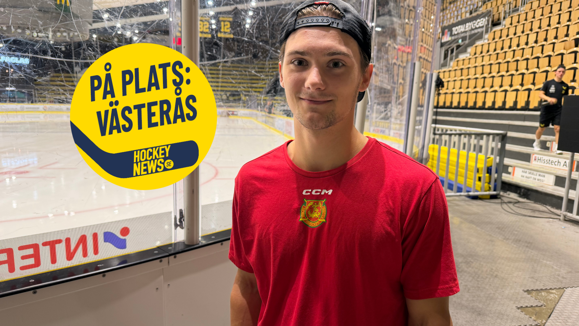 Svante Sjödin efter vinsten mot sitt gamla lag Västerås.