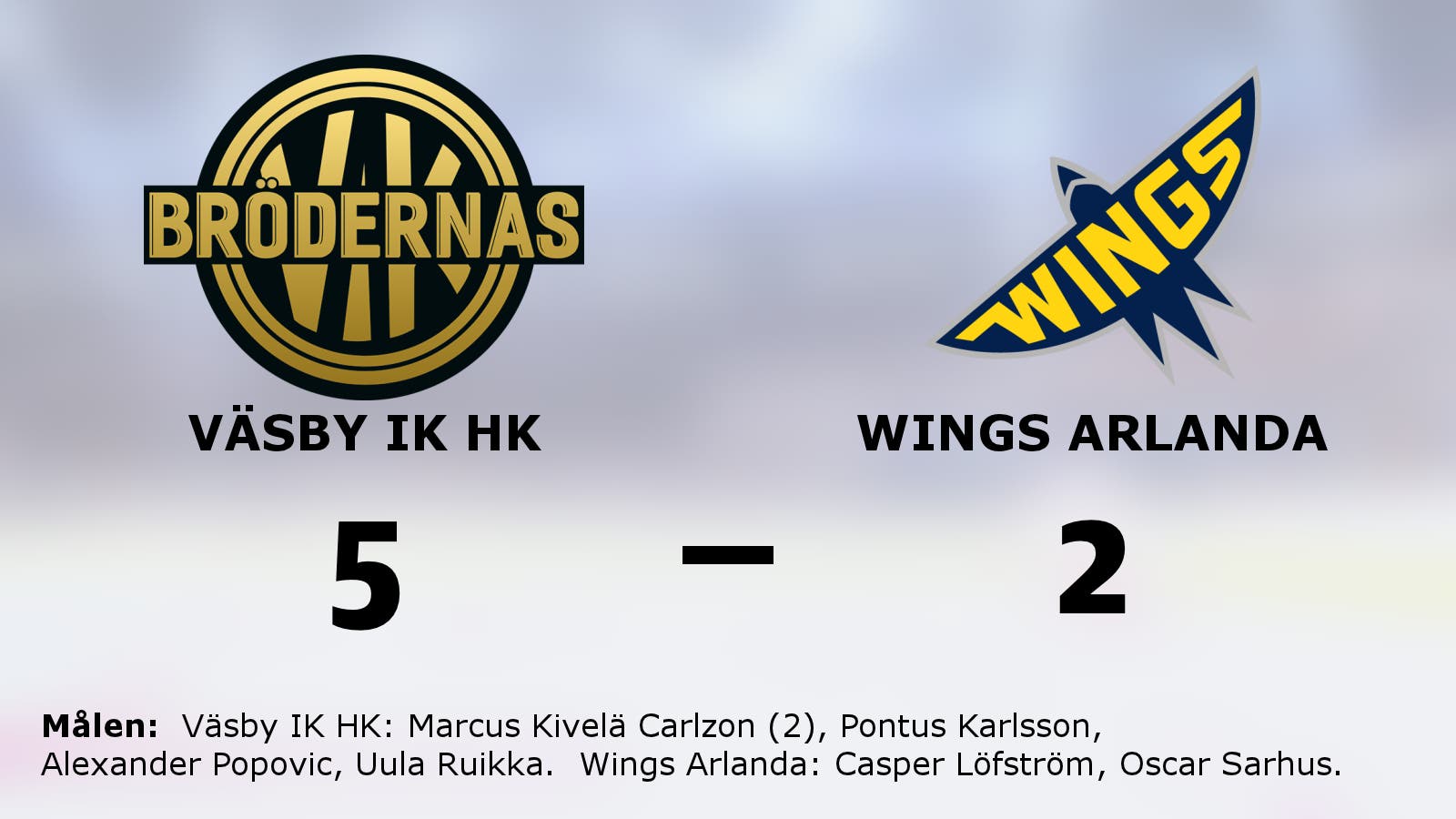 Väsby IK HK tog ny seger mot favoritmotståndet