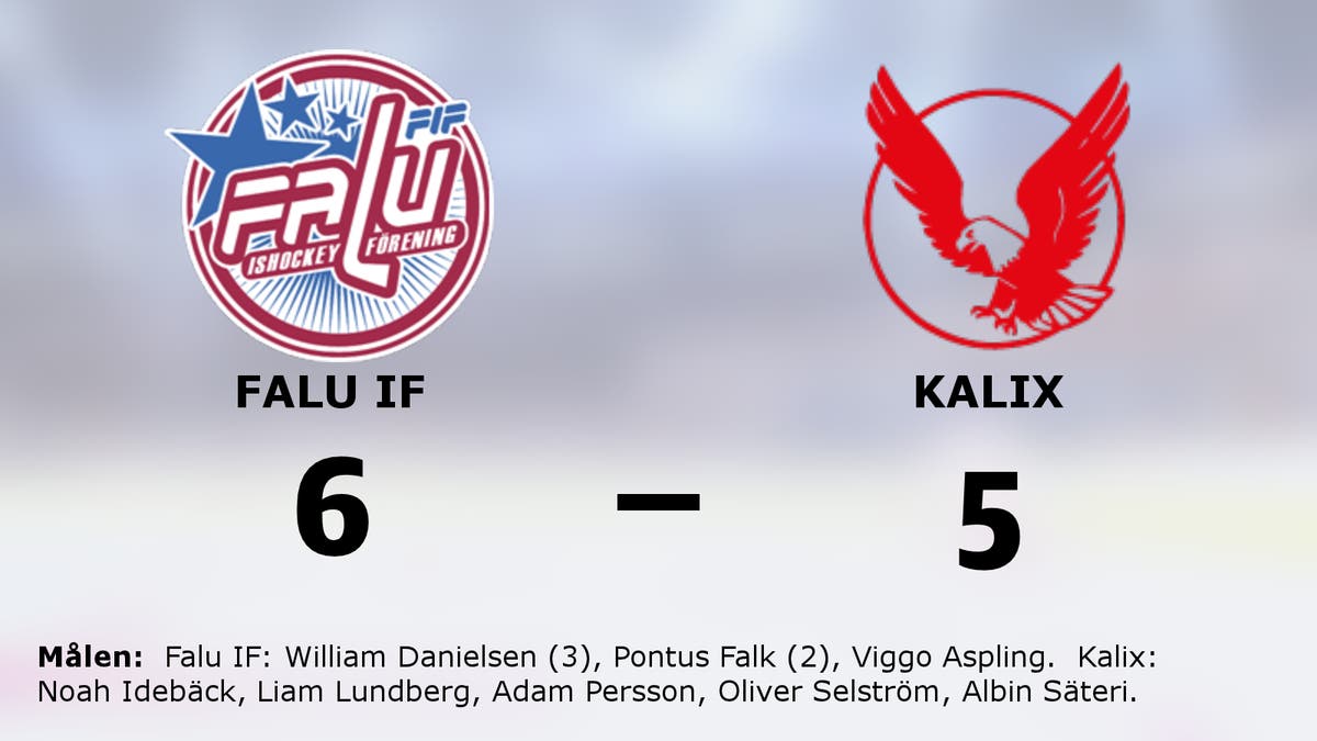 William Danielsen låg bakom segern för Falu IF mot Kalix