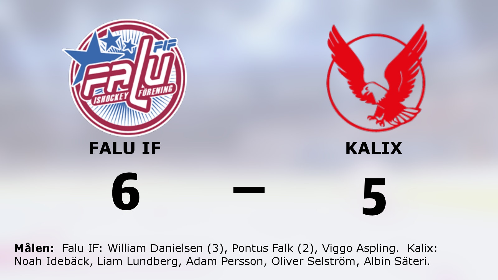 William Danielsen låg bakom segern för Falu IF mot Kalix