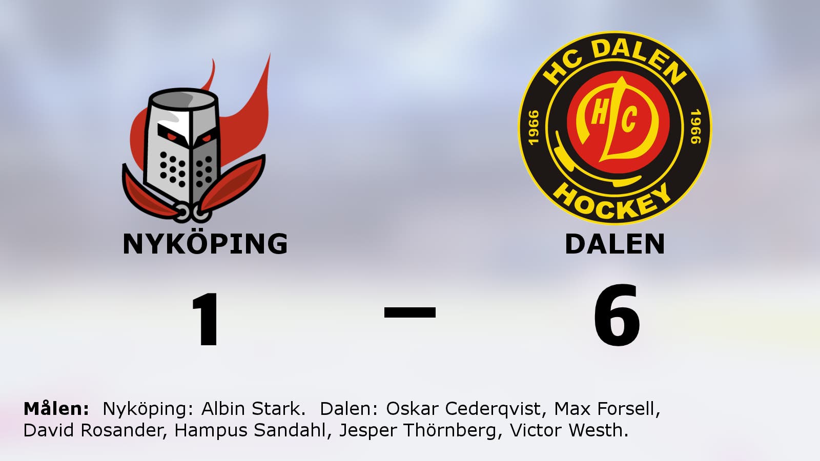 Islossning i tredje – Dalen vann klart mot Nyköping