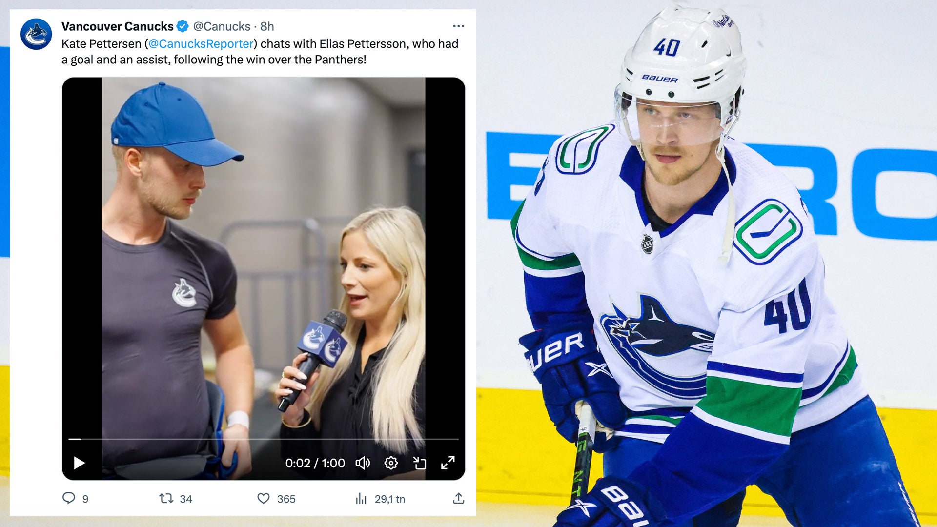 Bildbyrån och twitter.com/canucks