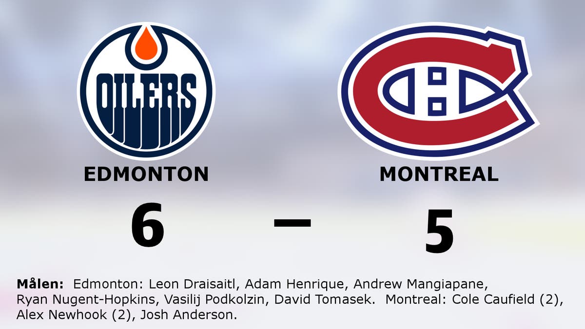 Edmonton vann mot Montreal efter sent avgörande