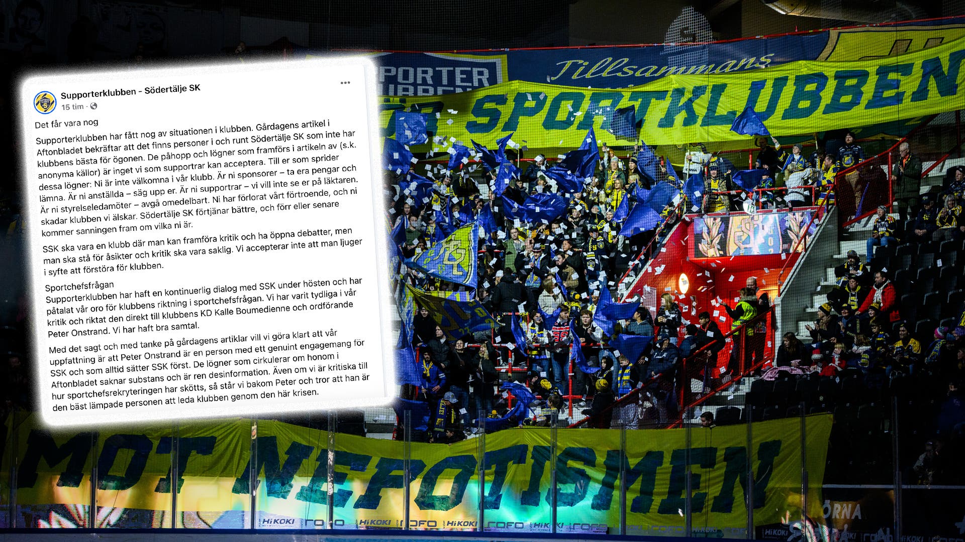 SSK fans protest
