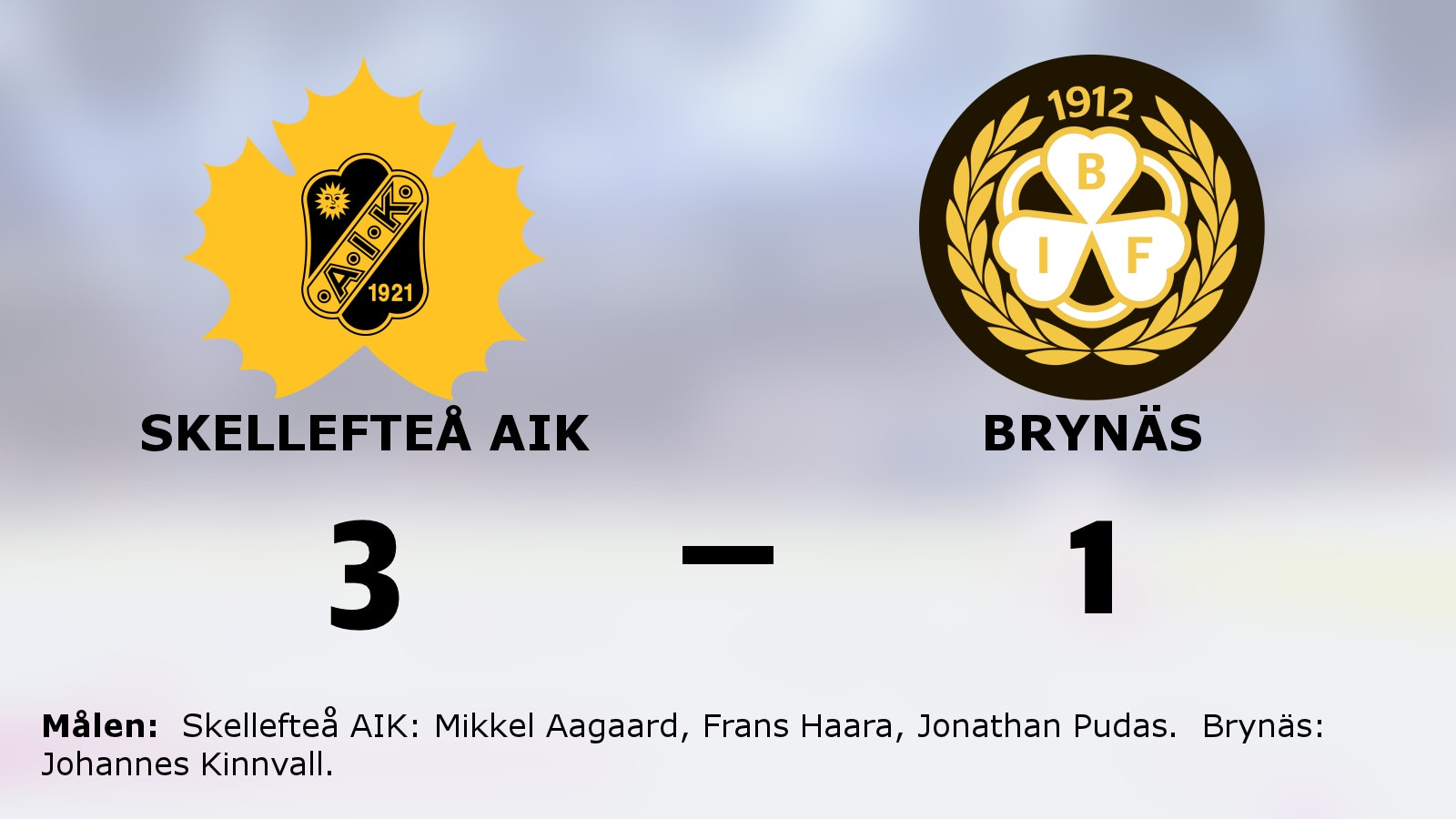 Skellefteå AIK vann mot Brynäs i SHL
