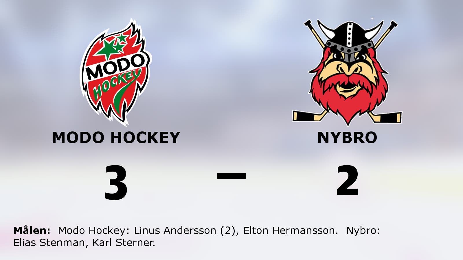 Vassast i straffläggningen – Modo Hockey vann mot Nybro