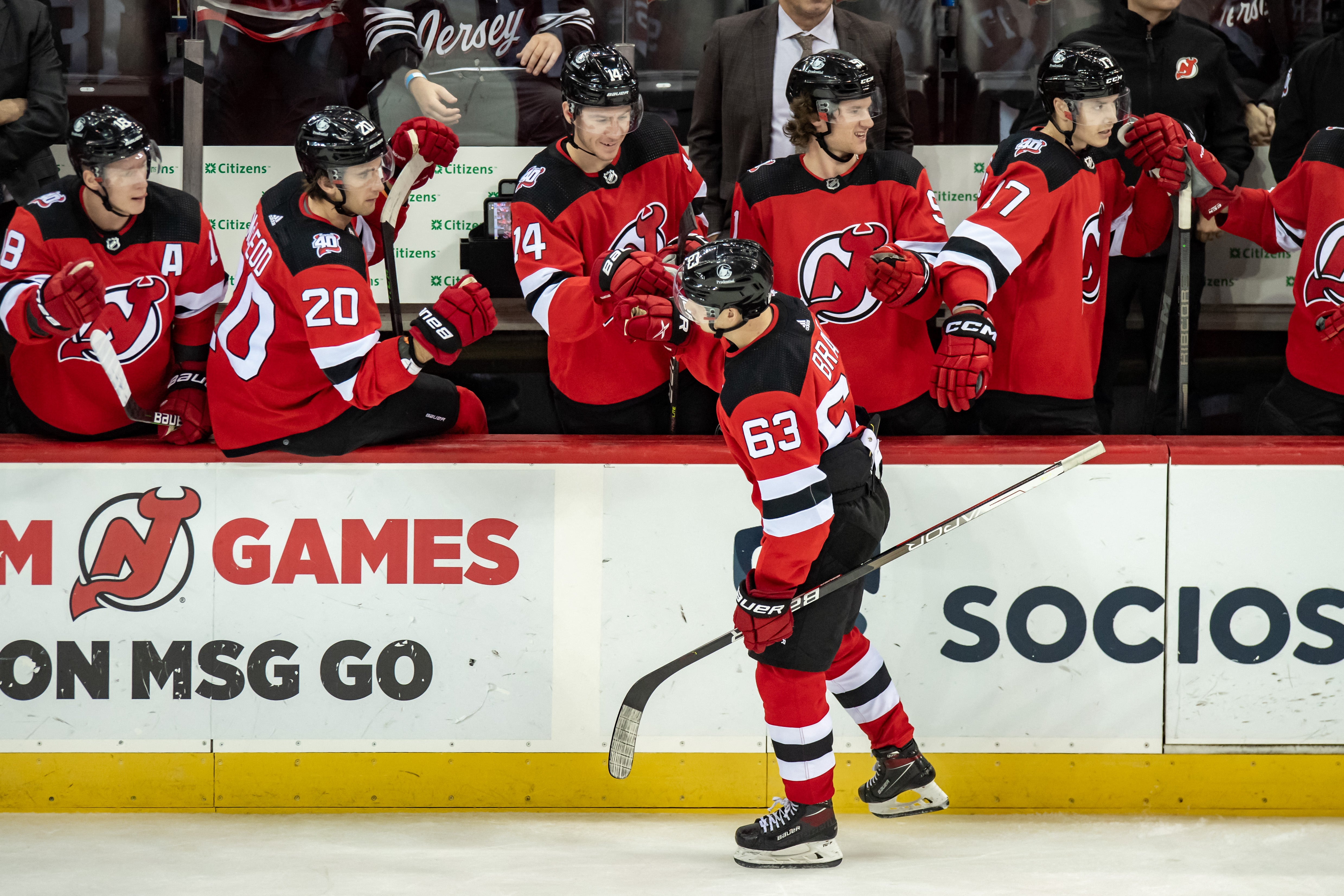 (25184) Jesper Bratt New Jersey Devils
