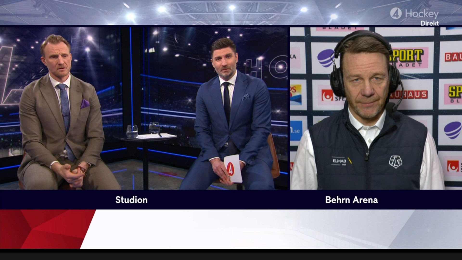 Challe Berglund och TV4-studion.