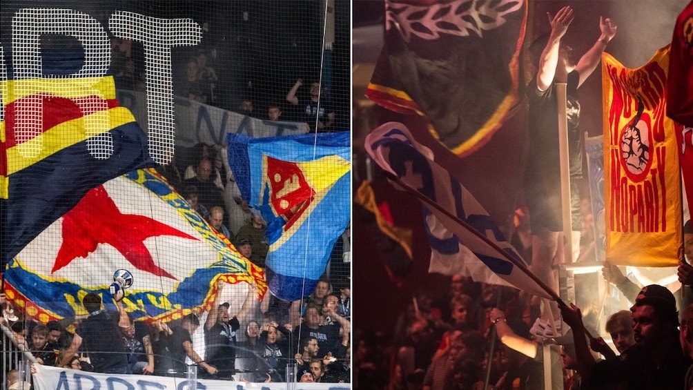 Djurgården Luleå flaggor förbud