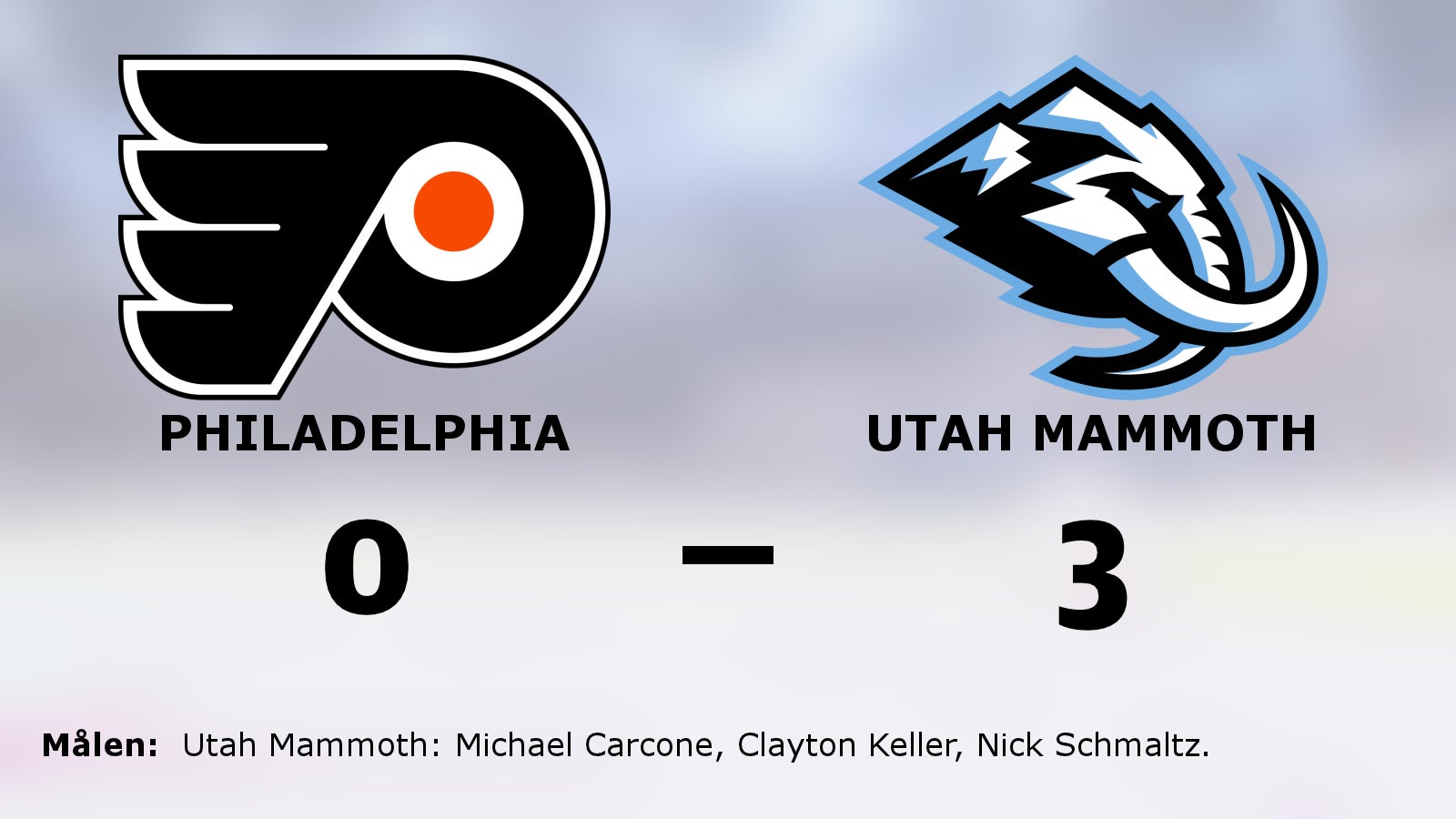 Utah Mammoths segerrad mot Philadelphia intakt