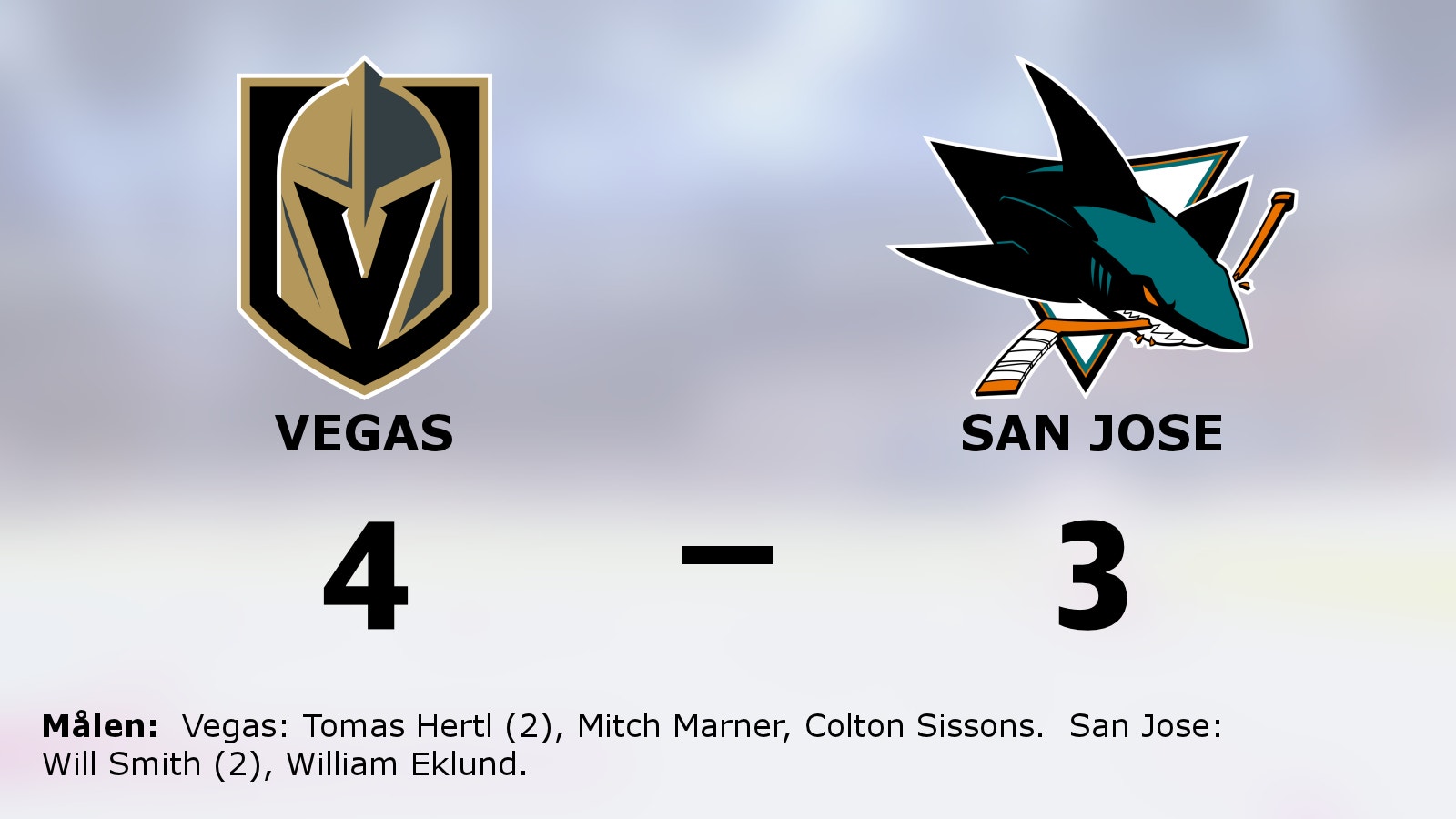 Ny seger för Vegas mot drömmotståndet