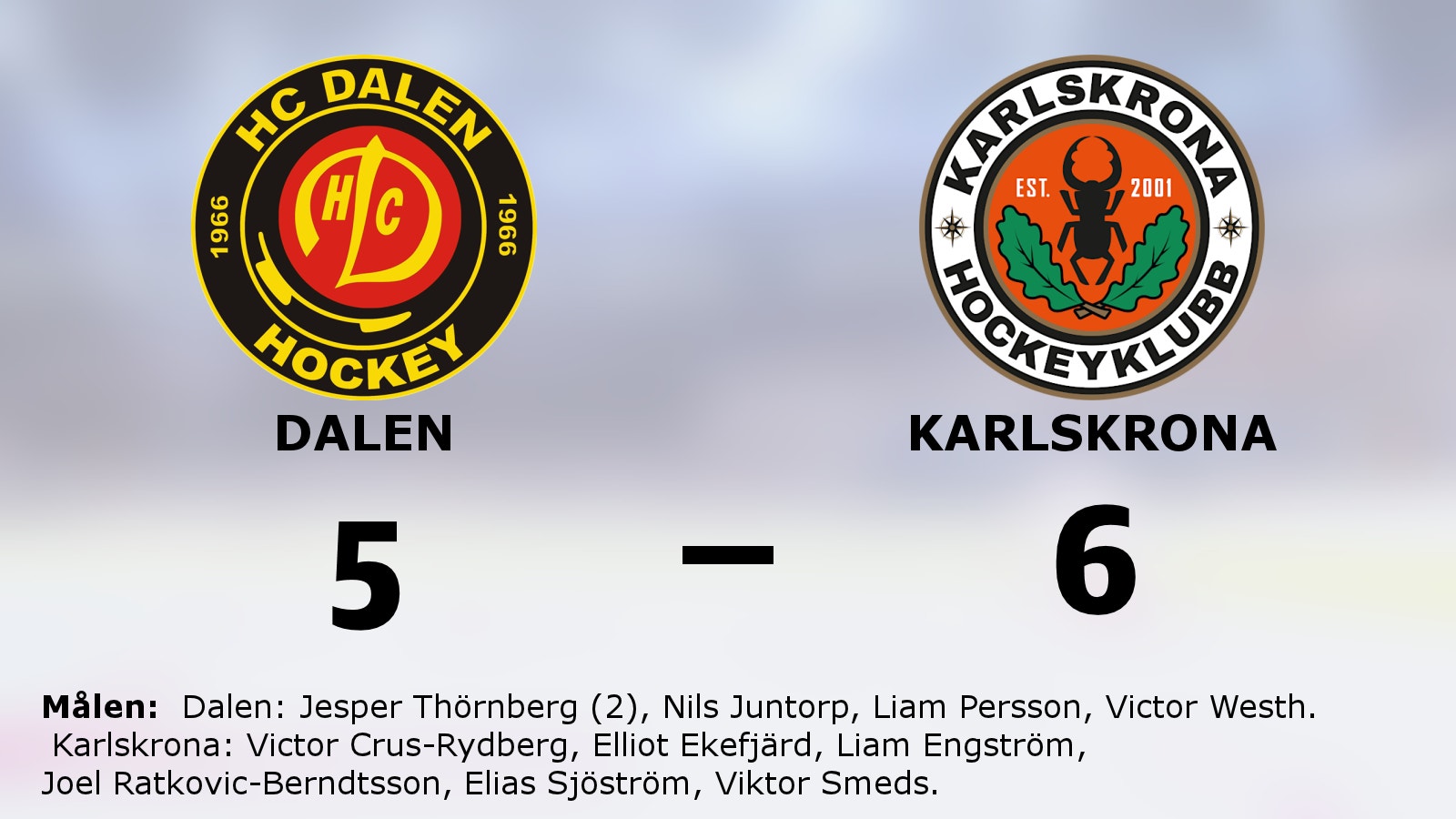 Karlskrona avgjorde i förlängningen mot Dalen