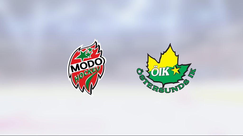 Modo Hockey avgjorde i tredje perioden mot Östersunds IK