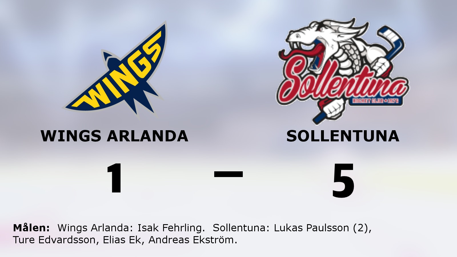 Lukas Paulsson het när Sollentuna besegrade Wings Arlanda