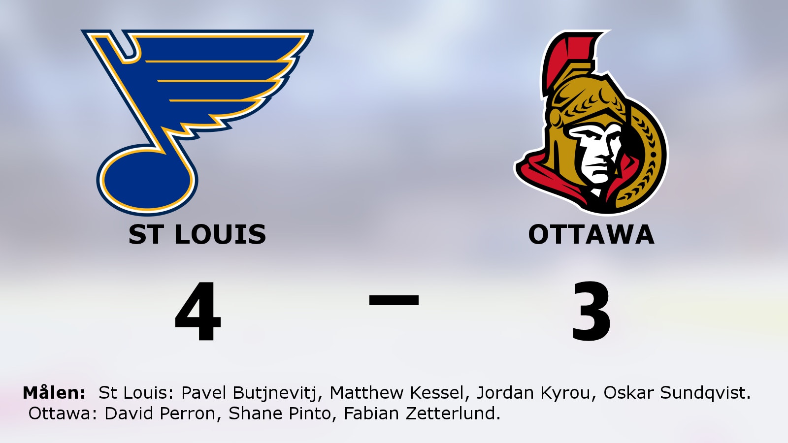 St Louis vände och vann mot Ottawa
