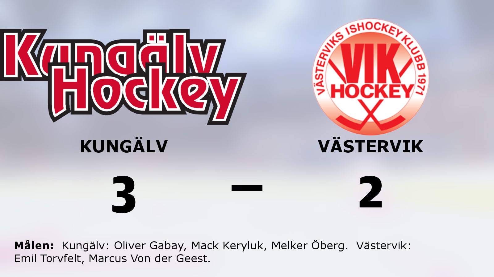 Kungälv avgjorde i förlängningen mot Västervik