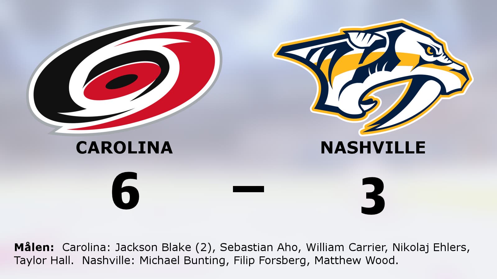 Carolina slog Nashville efter Jackson Blakes dubbel