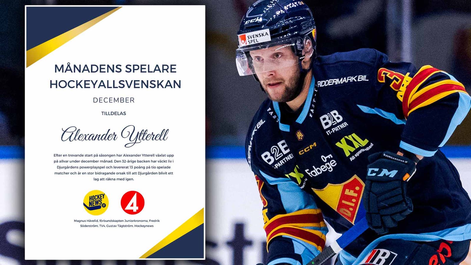 (31391) Månadens spelare Alexander Ytterell
