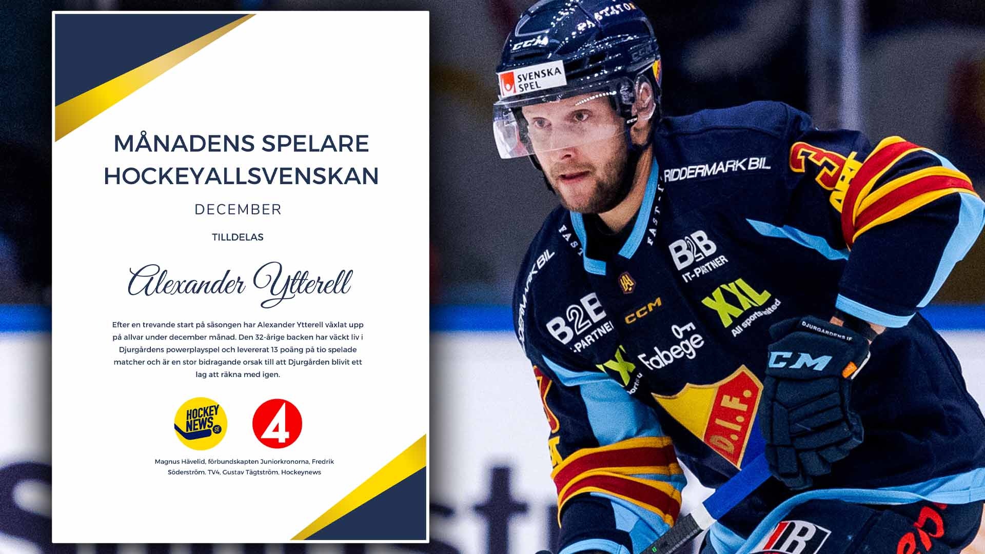 (31391) Månadens spelare Alexander Ytterell