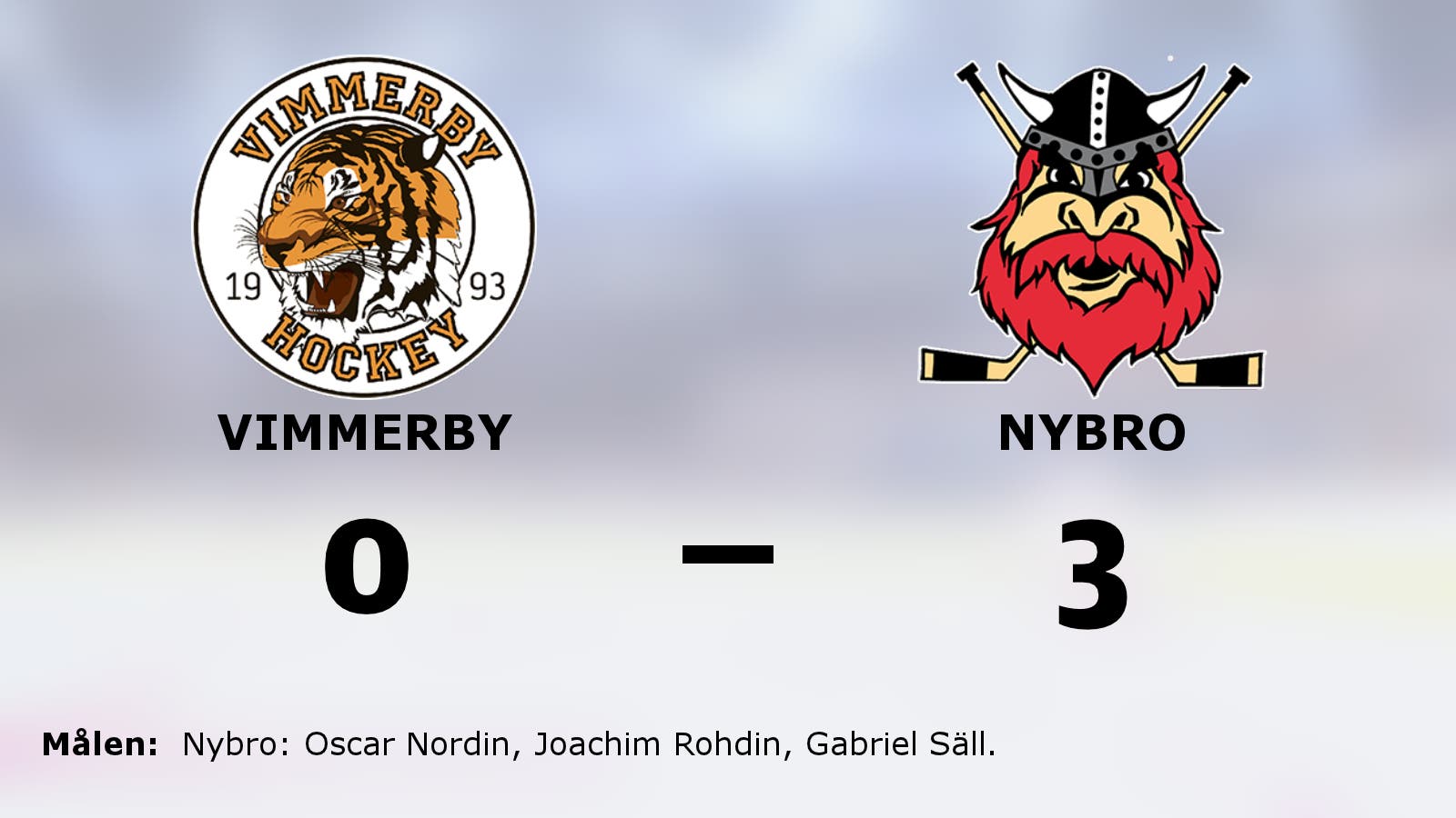 Stabil seger för Nybro – höll nollan mot Vimmerby