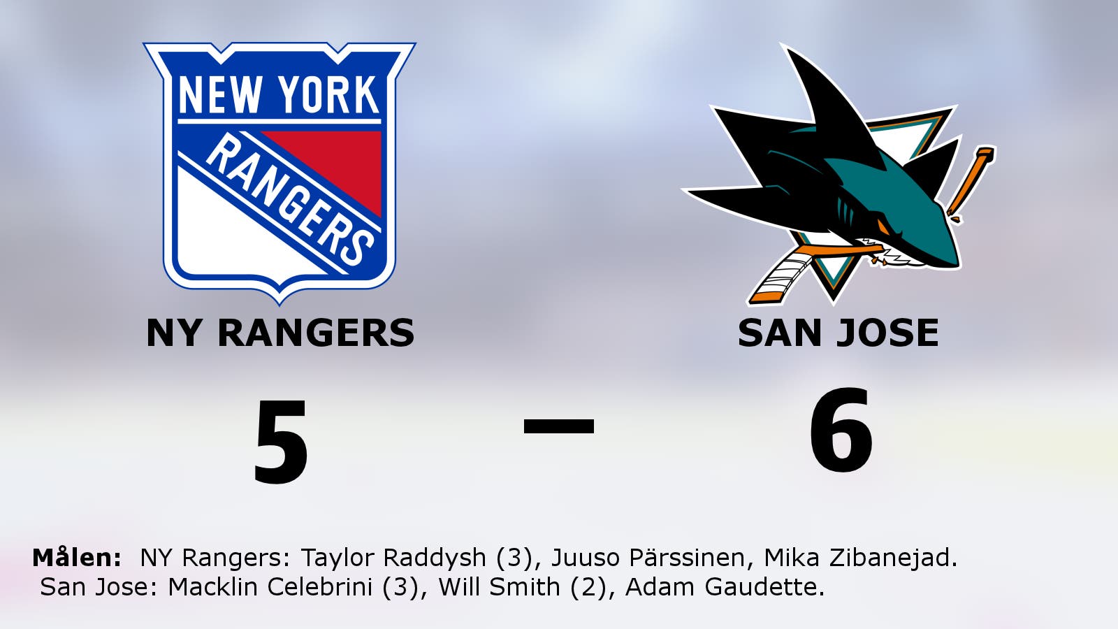San Jose tog säsongens första seger
