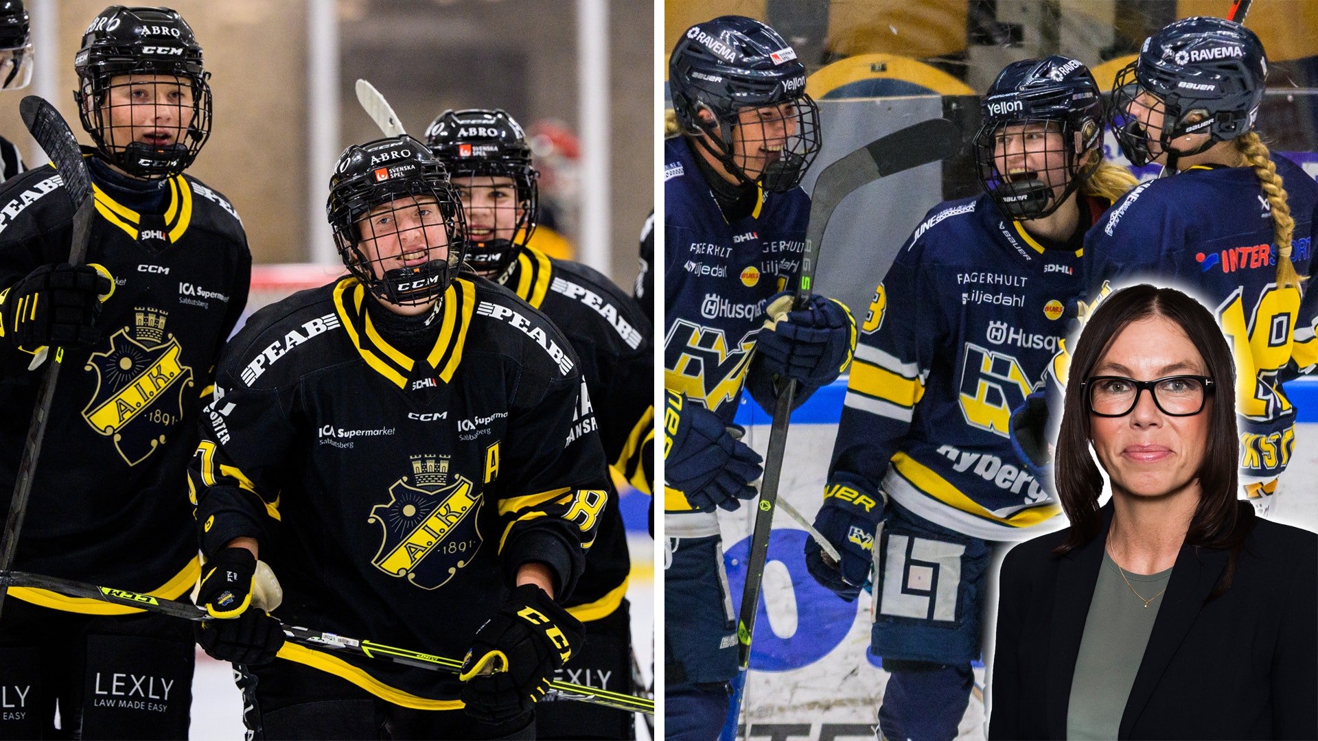 (25640) AIK HV71 Krönika Apollonia Mälarberg