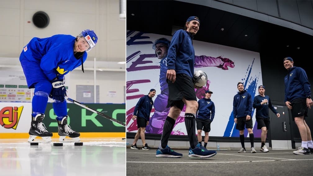 (28042) Alexander Nylander Tre Kronor-fotboll