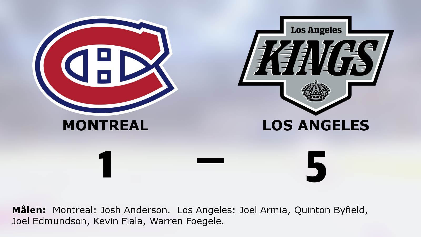 Los Angeles vann efter drömvändning i andra mot Montreal