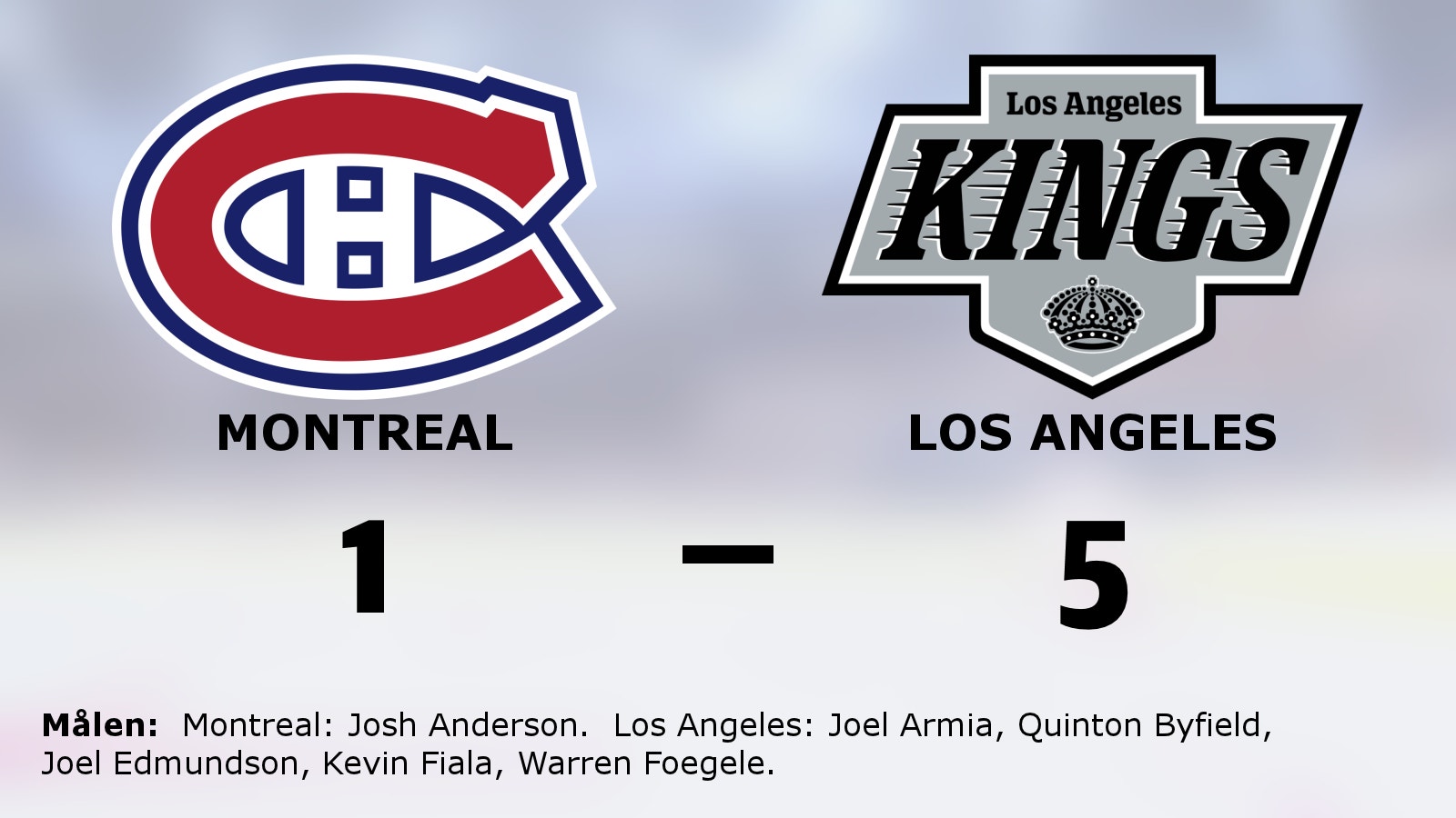 Los Angeles vann efter drömvändning i andra mot Montreal